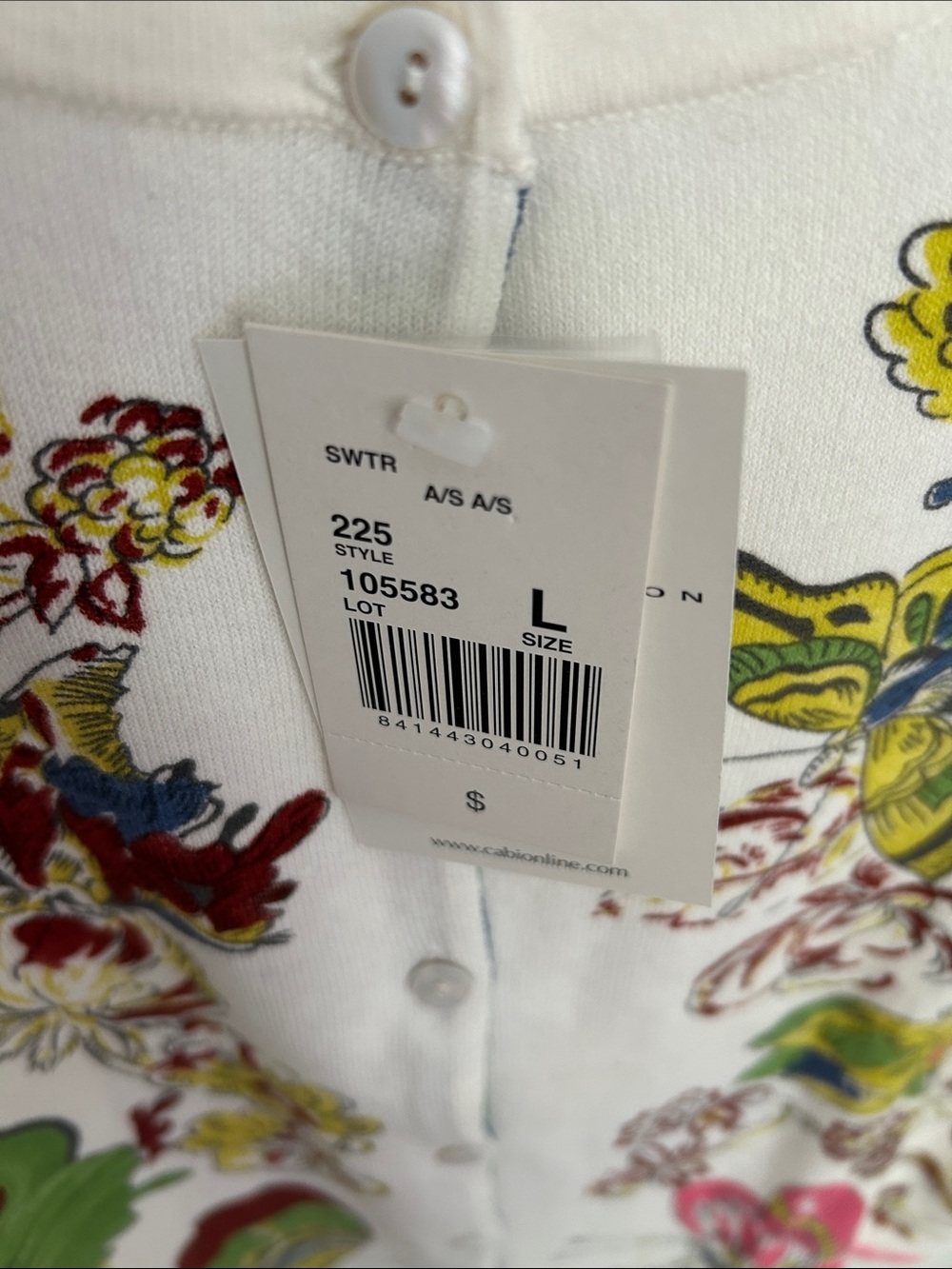 CAbi Butterfly 🦋 Cardigan | Sweater Style Number 225 - Picture 4 of 6